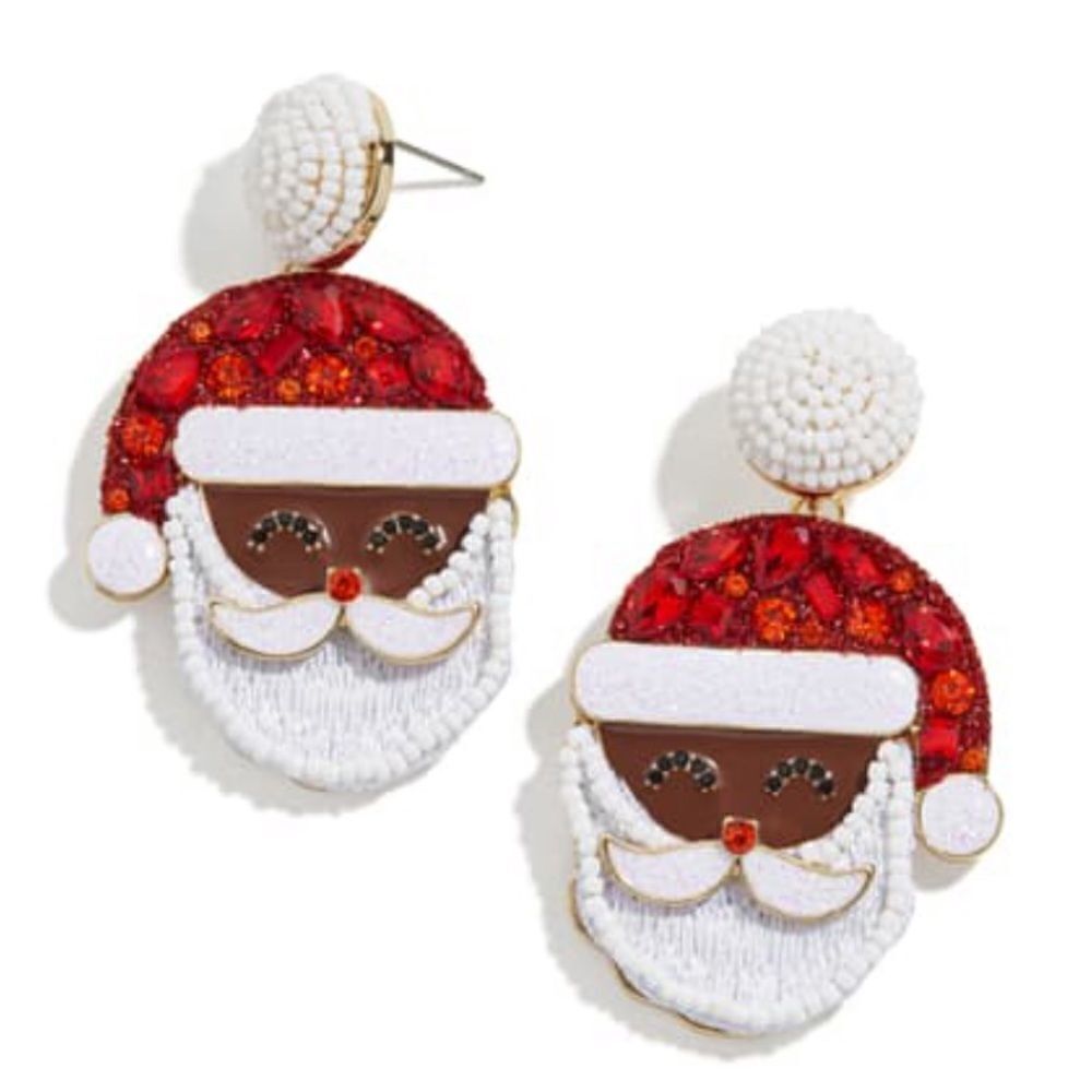 SANTA DROP EARRINGS - Picture 1 of 8